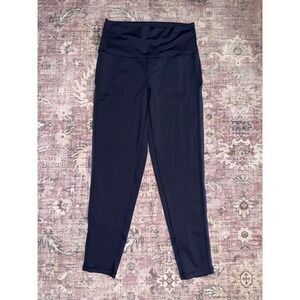 Aerie Chill Play Move Navy Blue High Waisted Leggings Womens Size Medium M